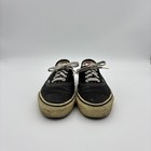 Vintage 80s 90s Vans Authentic Black Low Skate Sneakers Men s 10 Made In Usa 