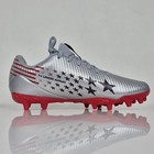 Under Armour Kids  Blur Select Usa Mc Football Cleats 3028231-099 Size 6y Silver