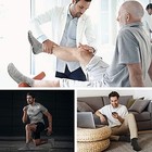 Anti-skid Socks With Grips Non Slip Socks Ideal For 7-11 3 Pairs - Black