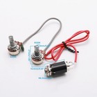 Prewired Electric Guitar Wiring Harness Kit A500k B500k Pots Toggle Switch Fo   