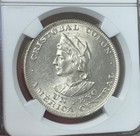 El Salvador - 1908 Large Silver Peso  ngc Ms 62  - Popular   Nice