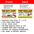 We Buy Junk Parking Prank Cards For Everyone And Every Car  50 Qty