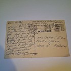 Vintage Wwii Postcard Cartoon Kicking Hitler 