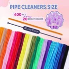 Rtthel Pipe Cleaners Bulk 20 Colors Chenille Stems Crafts