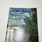 1970s Minnesota Carlton County Map Travel Brochure Arrowhead Cloquet Moose Lake