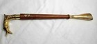 Shoe Horn Handmade Wooden Vintage With   Solid Brass Fish Designer Handle Style