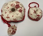 5pc Friendly Village Waverley Sewing Needle Book Pin Cushions Ring Cup Notion 10