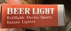 Vintage Budweiser Beer Light Refillable Butane Lighter In Box Novelty Nos