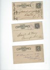 United States-postal Cards-selection-lot Of 10-nice Cancels-pre 1900-f-vf- 514
