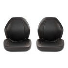 For Yamaha Rhino 450 660 700 Black Sewn Bucket Seats  5ug-f4710-00-00  2 Seats 