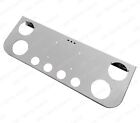 Qsc Trucks Stainless Steel Rear Center Light Panel W  4  And 2  Red Round Led