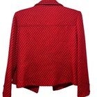 Madison Hill Red Textured Wool Blend Blazer Women   see Photo Measurements