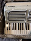 Soprani Inc  Petite Ivory Piano Accordion 120 Bass 41 Treble W  Case   Straps