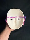 Vintage Hand-painted Ceramic Mardi Gras Mask Wall Art