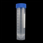 50ml Plastic Centrifuge Tubes  Screw Cap With Flat Round Pointed Bottom