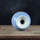 Chinese Qing Qianlong Blue Glaze Porcelain Vase 6 69 Inch          