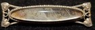 Antique Sterling Silver England Quartz Cabochon Art Nouveau Pin Brooch