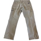 Dickies Men s Beige Canvas Carpenter Pants Relaxed Straight Leg 32w