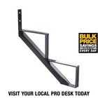 Pylex Stair Riser Black Steel Pre-drilled Attachment Holes 2-steps X 20 5 In D