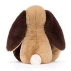 31cm Bashful Patchwork Brown Bunny New With Tags   Dustbag - Rare