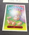 Topps 1985 Garbage Pail Kids Series 1 Art Apart  6a Sticker Card-glossy