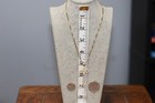 Key Shaped Gemstone Pendant Necklace Vermeil Sterling Silver