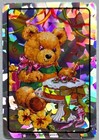 12 Vtg 1995 Teddy Bear Vending Machine Stickers By Brand Imports Collectible Nos