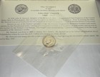 1996-w Roosevelt 50th Anniversary Dime With Coa  Uncirculated Bu In Cellophane