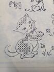Transfer Pattern Designs Machine Hand Embroidery  Vtg Retro Nursery Applique Art