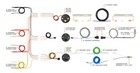 Color Matched 03-09 Dodge Ram Cummins Triple Pod   White Dial Diesel Gauge Set