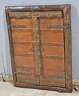 Antique Wooden Wall D  cor Window Panel Frame Original Old Hand Carved