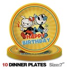 Cuphead Party Decorations Birthday Decor Set Plates Balloons Banner Cake Toppers