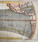 Trade Winds In The Pacific Ocean 1711 Dampier Antique Map 18th Century
