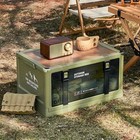 Foldable Camping Storage Box  Seat  Car Trunk Storage And Organizing Box