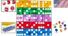 5 Sets Colors 19mm Casino Razor Edge Craps Dice New Serialized Total 25 Dice