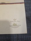1938 9 1 38 Queen Mary White Star Line  Dinner Menu