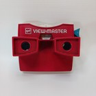 Vintage View-master Viewmaster Gaf Viewer White   Red Blue Handle 