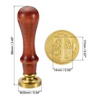 Alphabet T Wax Seal Stamp  Initial Letter Sealing Wax Stamp Retro  Style 2
