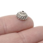 4 Antique Silver Acorn Bead Caps  Tierracast Design For Autumn And Fall Jewelry