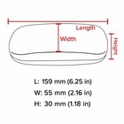 Hard Eyeglass Case Colorful Retro Pattern Glasses Sunglasses Holder