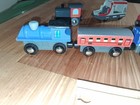 Geoffrey Wooden Train Lot World Shuttle Engine Switch Brio Thomas Hape Cargo