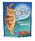 Pack Of 6 9lives Cat Plus Care Dry Food 12oz Bags Each  bundle 