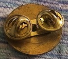 Vintage Wwii U s  Army Military Uniform Collar Brass Insignia  Rare  1a3 