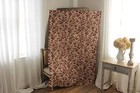 Fabric Antique French Madder Brown C1850-1860 Printed Linen   Cotton 1 99 Yards