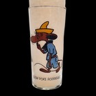 Rare 1973 Looney Tunes Slow Poke Rodriguez Black Letter Pepsi Collector Glass  
