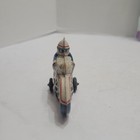 Vintage Tin Litho Police Motorcycle Friction Motor 1960s Japan Tin Toy