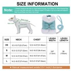 Cute Bow Fleece Dog Harness And Leash Set Pet Puppy Vest Jacket With Warm Collar