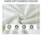 Bamboo Mattress Protector Deep Pocket Waterproof Breathable King Bed Cover