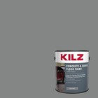 1-part Epoxy Acrylic Concrete   Garage Floor Paint  Slate Gray  Satin  Interi   