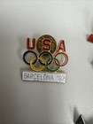 Lot Of 9 Vintage Hat   Lapel Pins 7 Eleven Olympics Union Beer